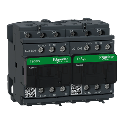Stycznik nawrotny AC3-9A, 230V, 50-60Hz