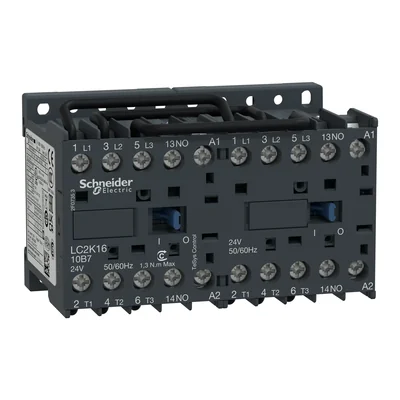 Stycznik nawrotny miniaturowy AC3-16A, 230V SP1NO