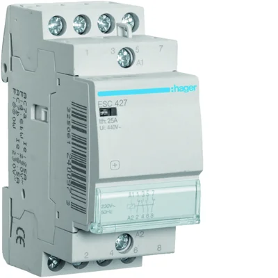 Stykač 2NO+2NC 25A 230V AC