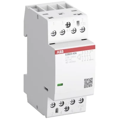 Stykač ESB25-40N-06, 25A (AC-1/AC-7a), 9A (AC-3), 230V AC/DC, 4NO