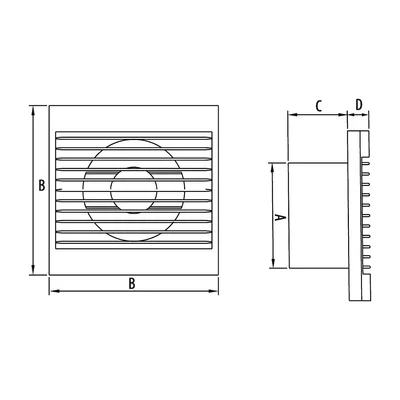 STYL 200 S wall fan