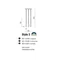 STYLO 3 Suspension blanche