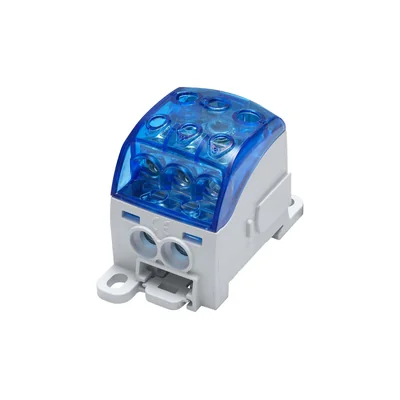 SUB 220 Distribuční blok - Univerzální Al/Cu 82060 SIMBLOCK Modrý
