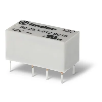 Subminiature relay DIL 2P; 2A; 12V DC; for PCB, 30.22.7.012.0010