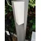 SUEZ Borne d'affichage de jardin 110 cm titane