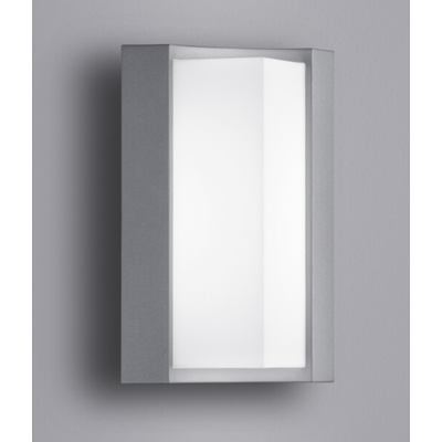SUEZ Lampa ścienna zewnętrzna ekspozycyjna tytanowa