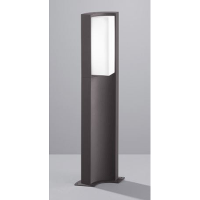 SUEZ Lampada da terra per esterno 60 cm antracite
