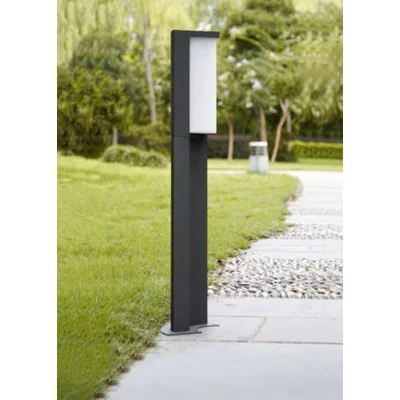 SUEZ Lampadaire d'extérieur 60 cm anthracite