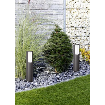 SUEZ Lampadaire d'extérieur 60 cm anthracite