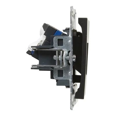 SUNO - 2 prises RJ45/Cat 6 UTP, noires