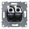 SUNO - 2XRJ45/Cat. 6 UTP Socket, White