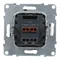 SUNO - Conector cruzado - 10 AX - 250 V~ - terminales de tornillo, negro