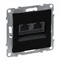 SUNO - Conector UTP 2XRJ45/Cat. 6, Negro