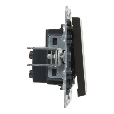 SUNO - Connecteur en croix - 10 AX - 250 V~ - Bornes à vis, Noir