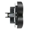SUNO - Enchufe 2X2P+Z - 16 A - 250 V~ - Terminales de tornillo - Se puede montar en bastidores multirotación, Negro