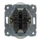 SUNO - Enchufe 2X2P+Z - 16 A - 250 V~ - Terminales de tornillo - Se puede montar en marcos multirotación, Blanco
