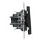 SUNO - Interruptor de escalera - 10 AX - 250 V~ - terminales automáticos, negro