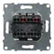 SUNO - Interruptor doble para escaleras - 10 AX - 250 V~ - Terminales automáticos, Blanco