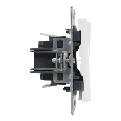 SUNO - Interruttore doppio per scale - 10 AX - 250 V~ - morsetti automatici, bianco