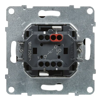 SUNO - Interruttore unipolare - 10 AX - 250 V~ - morsetti automatici, nero