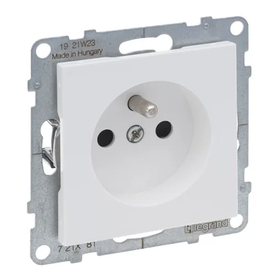 SUNO - Presa 2P+Z - - 16 A - 250 V~ - morsetti automatici, Bianco