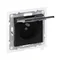 SUNO - Presa 2P+Z IP44 - 16 A - 250 V~ - morsetti automatici - con otturatore, nero