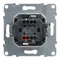 SUNO - Pulsador monopulsador con símbolo de timbre - 6 A - 250 V~ - Terminales automáticos, Blanco