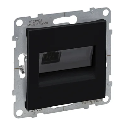 SUNO - RJ45/Cat. 5E UTP Socket, Black