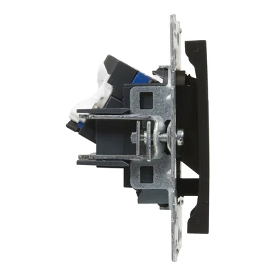 SUNO - Розетка RJ45/Cat 6 UTP, чорна