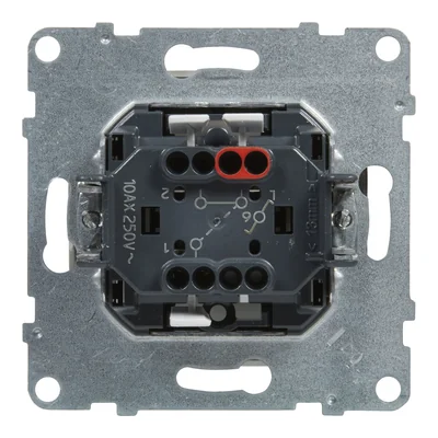 SUNO - Schodišťový spínač - 10 AX - 250 V~ - automatické svorky, bílý