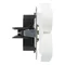 SUNO - Socket 2X2P+Z - 16 A - 250 V~ - screw terminals - can be mounted in multi-rotation frames, White