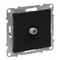 SUNO - TV socket type F - final - 1.5 dB, Black