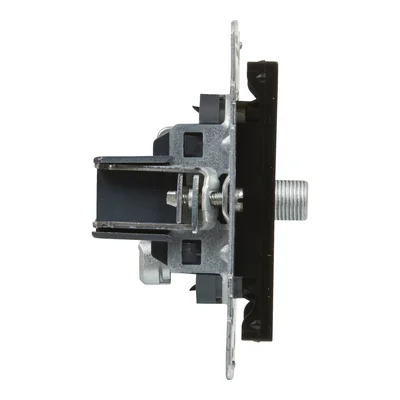 SUNO - TV socket type F - final - 1.5 dB, Black