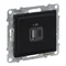 SUNO - USB socket type A + C - 5 V - 3 A, Black
