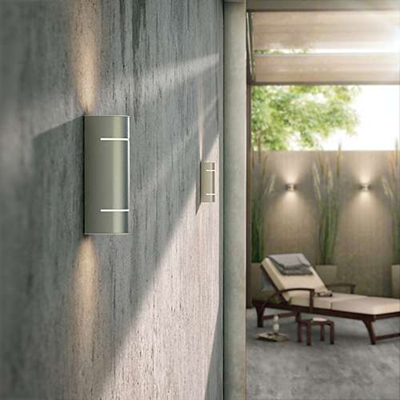 SUNSET applique en acier inoxydable LED