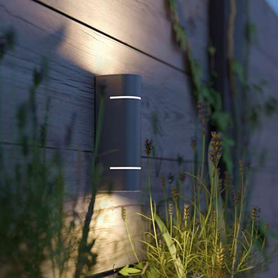 SUNSET wall lamp stainless steel LED