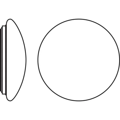 SUPERFICIE CIRCULAR 400 SENSOR Plafón LED 24W 1920lm 4000K IP44 con sensor de movimiento
