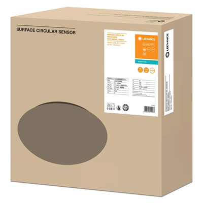 SUPERFICIE CIRCULAR S Plafón con sensor de movimiento 24W 1920lm 4000K IP44 NW blanco