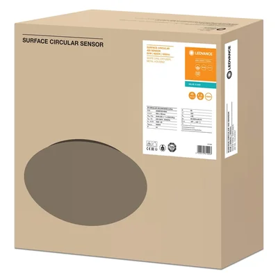 SUPERFICIE CIRCULAR S Plafón con sensor de movimiento 24W 1920lm 4000K IP44 NW blanco