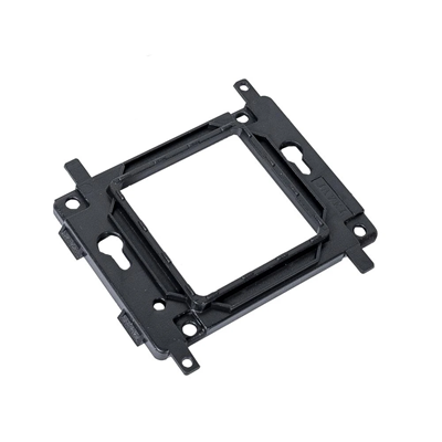 Support - 2-module black handle