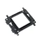 Support - 2-module black handle
