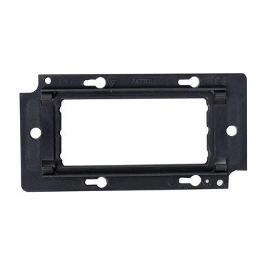 Support - 4-module black handle