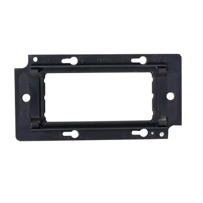 Support - 4-module black handle