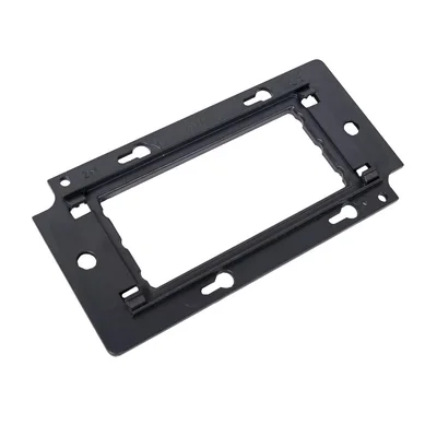 Support - 4-module black handle