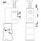 Support clamp 2-13MM R.25MM/PG 1, TKS 213-32