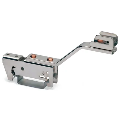 Support de barre omnibus pour barres omnibus en cuivre de 10 mm x 3 mm, simple face, conception angulaire