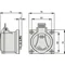 Support de carte GTP 32/5 droit 32 A/400 V 3P+N+Z