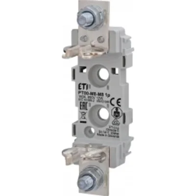 Support de fusible PT 00 M8-M8 1P NH - NH00 / 160 A / 1P / 690 V CA