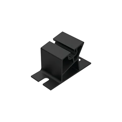 Support de montage en aluminium extrêmement bas 11 degrés noir