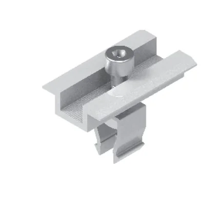 Support de panneau intermédiaire PUFK KLICK, épaisseur de tôle : 3 mm
